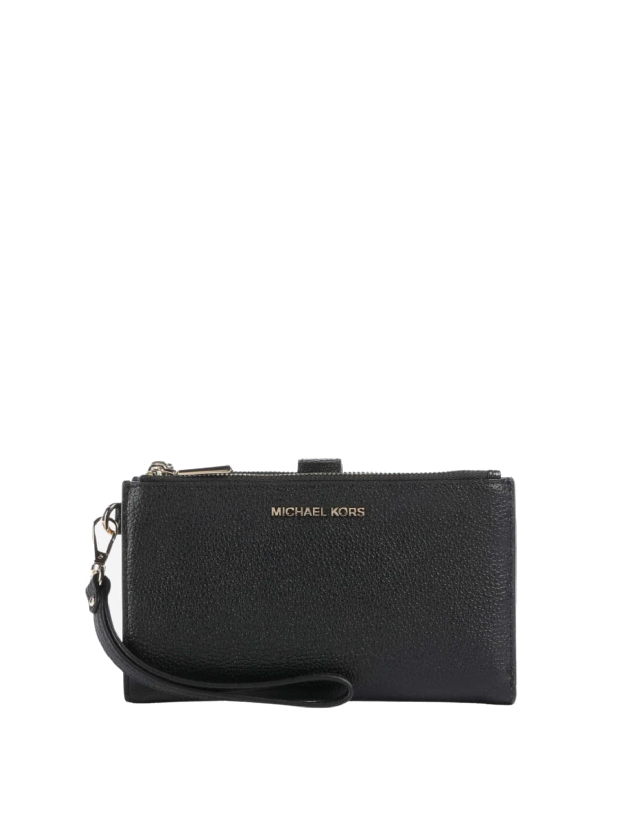 MICHAEL Michael Kors Party táska 'Michael Kors Pochette à dragonne Jet Set Noir' - fekete: elől