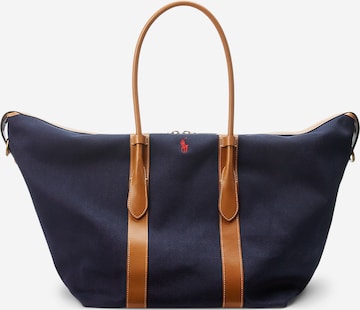 Sac week-end Polo Ralph Lauren en bleu : devant