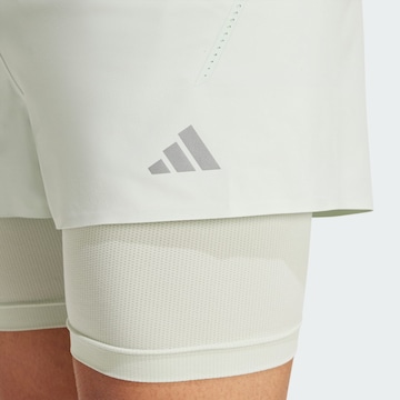 ADIDAS PERFORMANCE Slimfit Sporthose 'Two-in-One HIIT' in Grün