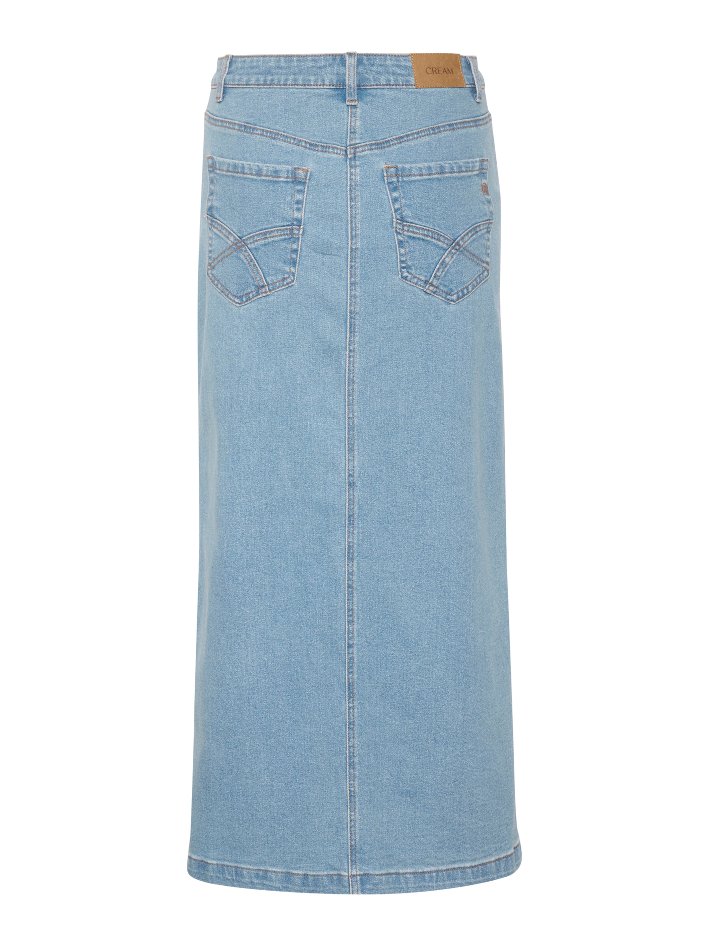 Cream Skirt 'Ebba' in Blue