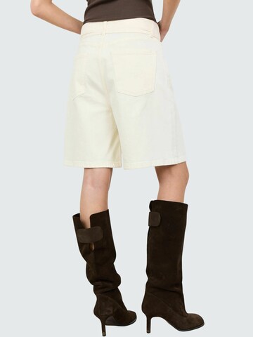 Levete Room Loosefit Broek 'KOSA' in Wit