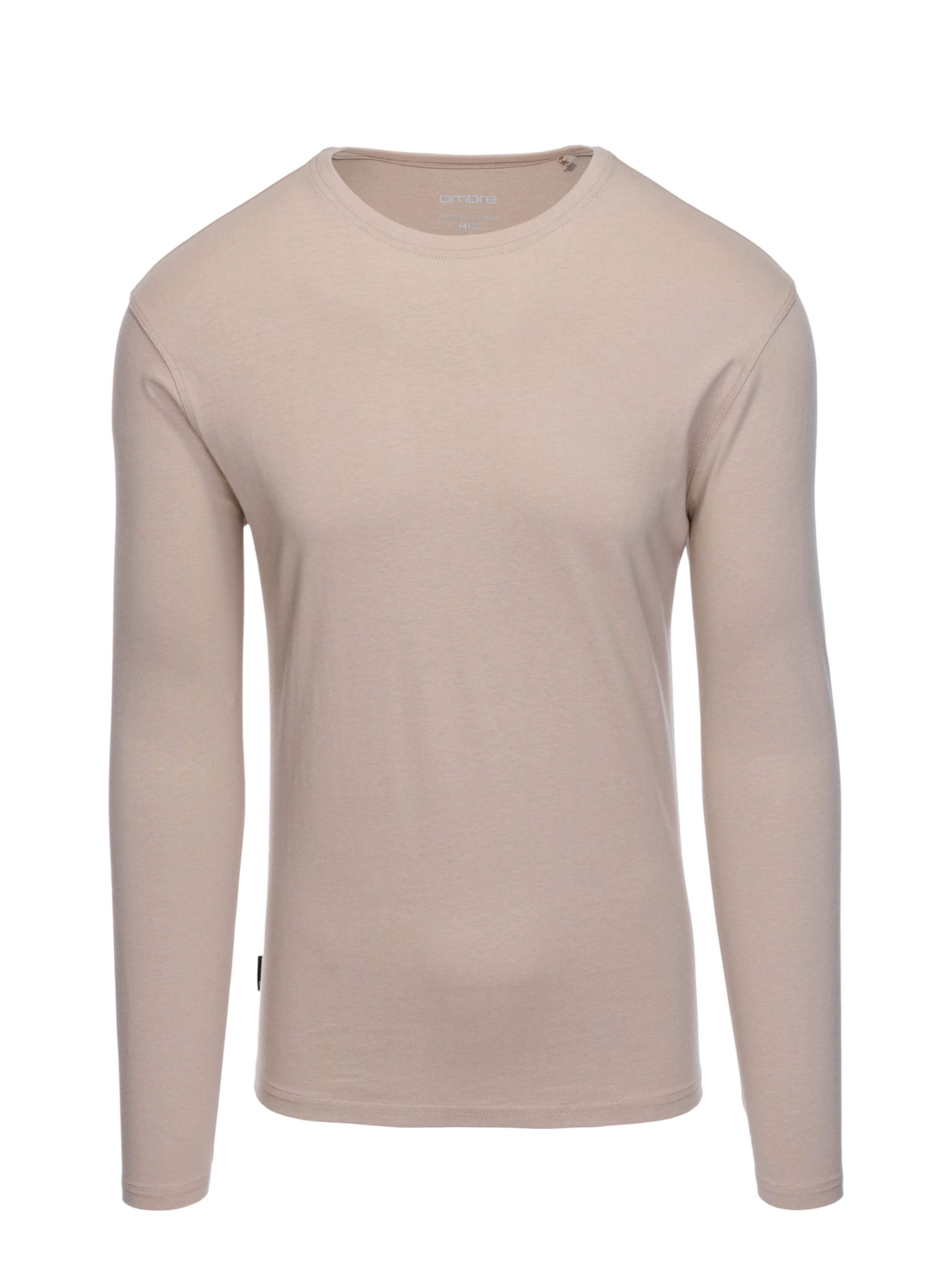 T-Shirt Ombre en beige : devant