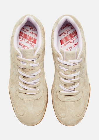 s.Oliver Sneakers laag in Beige