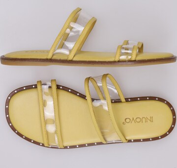 INUOVO Sandals & High-Heeled Sandals in 38 in Yellow: front