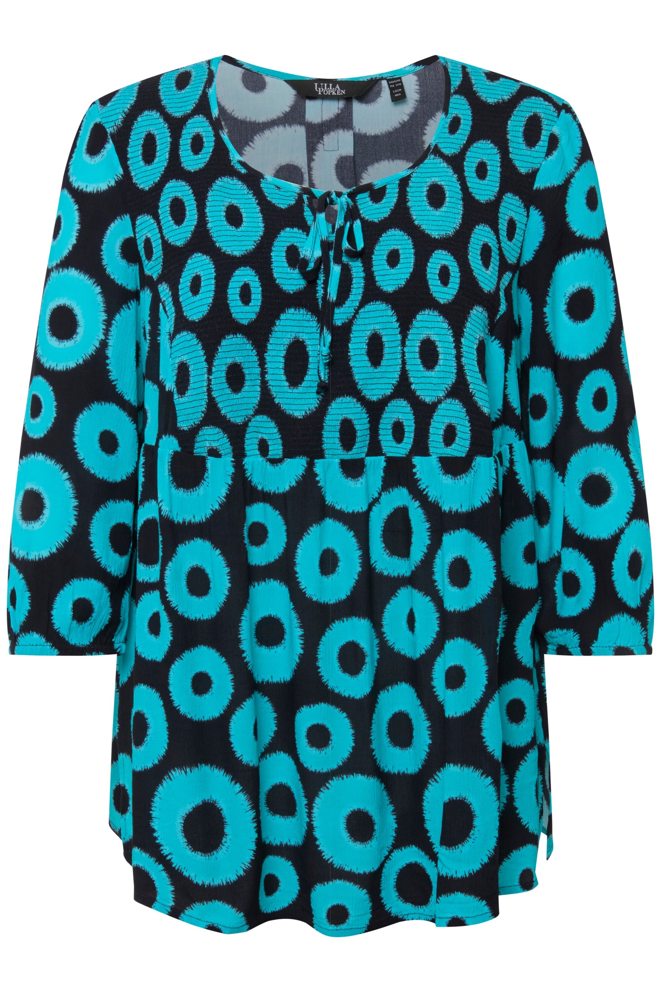 Ulla Popken Blouse in Blauw: voorkant