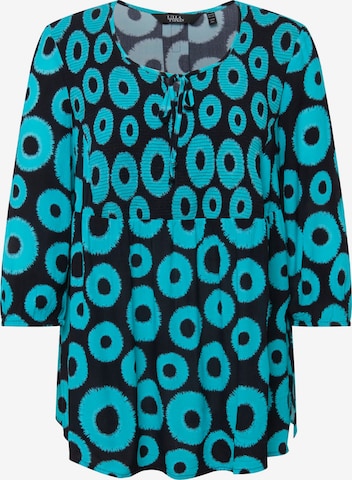 Ulla Popken Bluse in Blau: Vorderseite