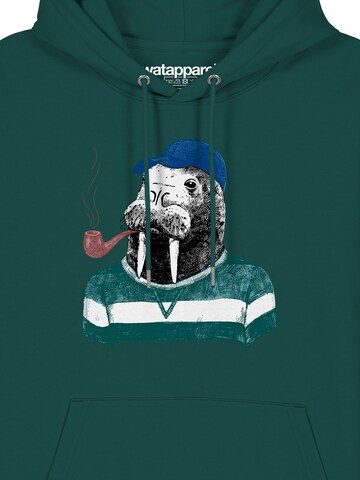 Felpa 'Walross' di Watapparel in verde