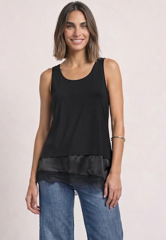 Top di STREET ONE in nero: frontale