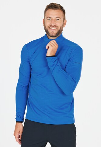 ENDURANCE Performance Shirt in Blue: front