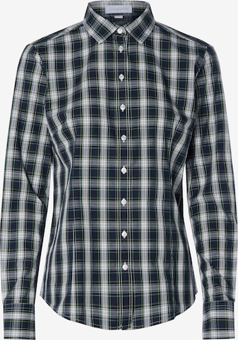 Brookshire Bluse in Blau: Vorderseite