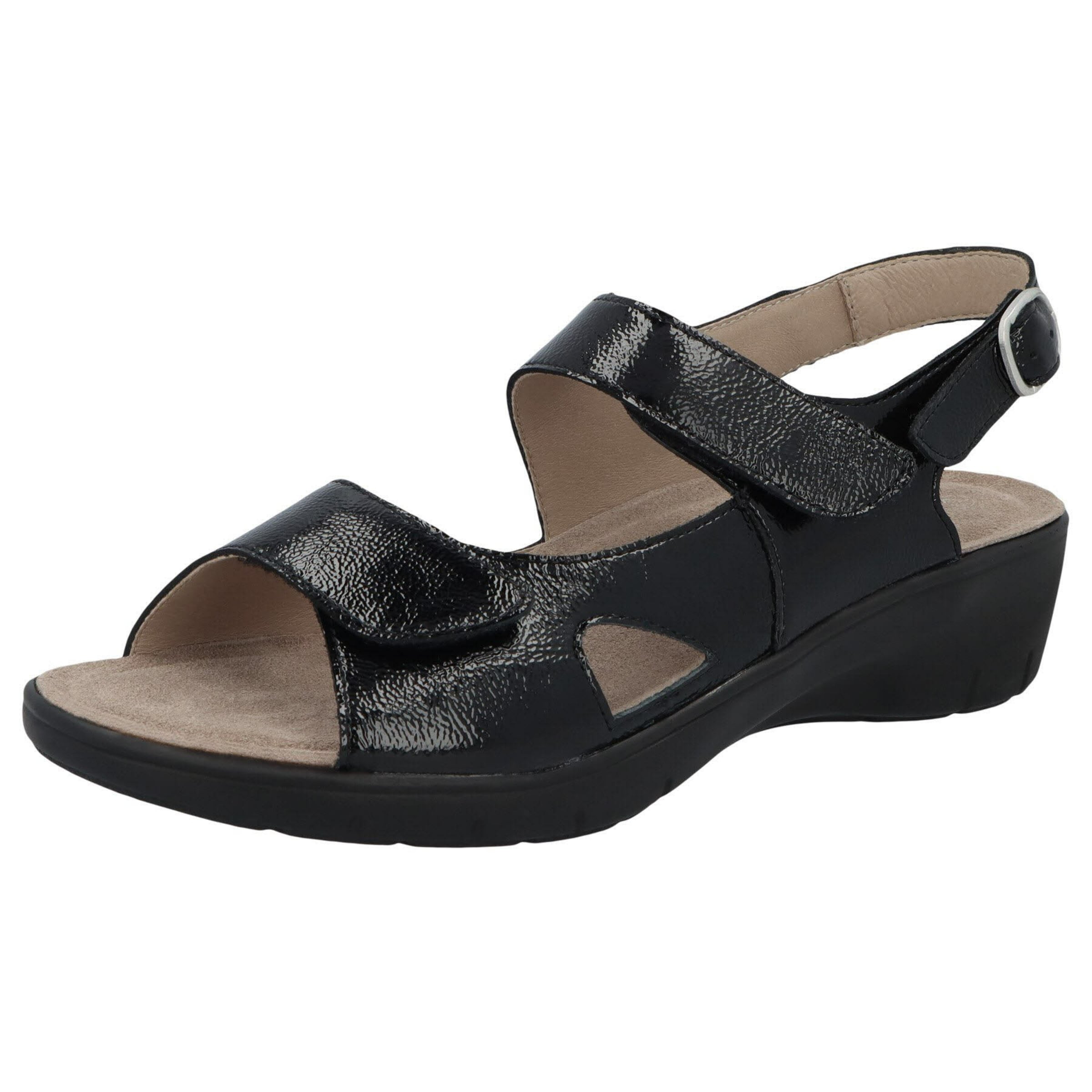 SOLIDUS Sandals in Black: front