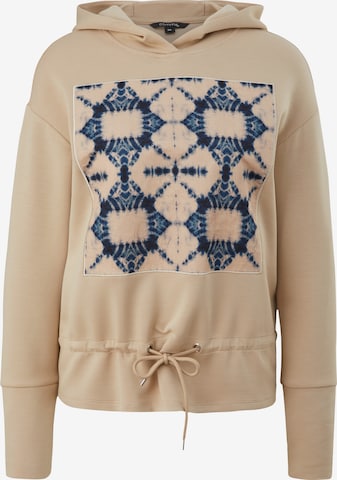 Sweat-shirt COMMA en beige : devant