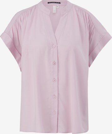 QS Blouse in Roze: voorkant