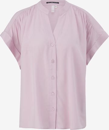 QS Blouse in Pink: front