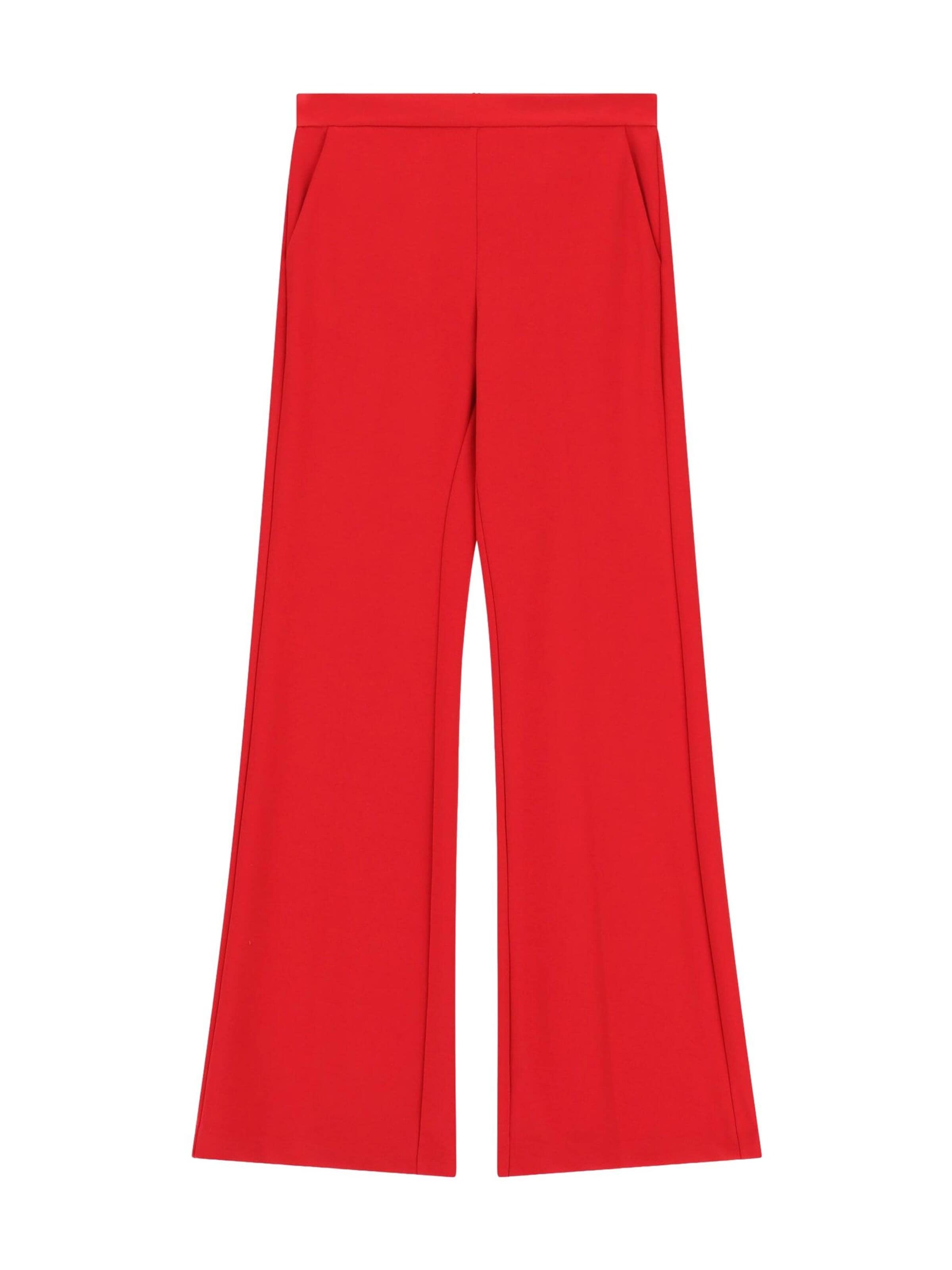 IMPERIAL Pants 'IMPERIAL PANTALONE A ZAMPA' in Red: front