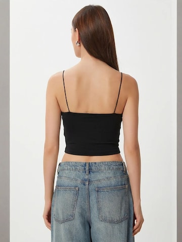 Happiness İstanbul Top 'Crop Top' in Zwart