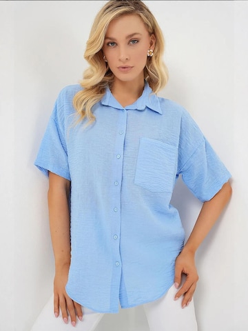 Camicia da donna di Bigdart in blu: frontale