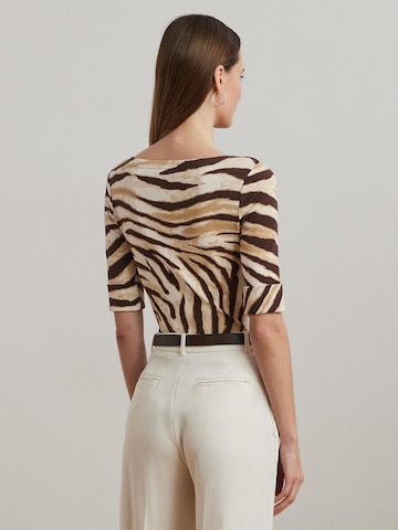 Lauren Ralph Lauren Petite Shirt 'JUDY' in Brown