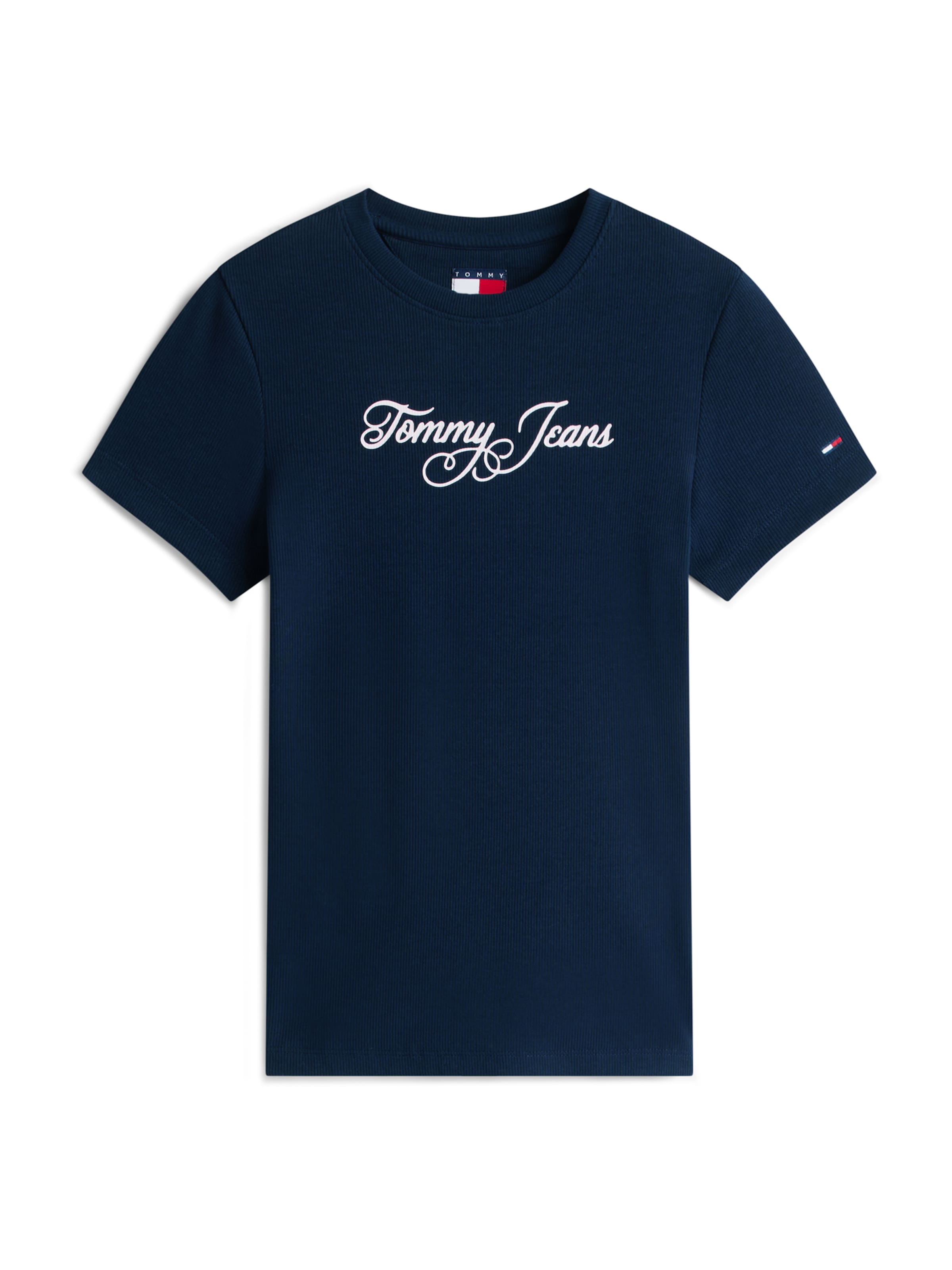 mėlyna Tommy Jeans Marškinėliai 'ESS': priekis