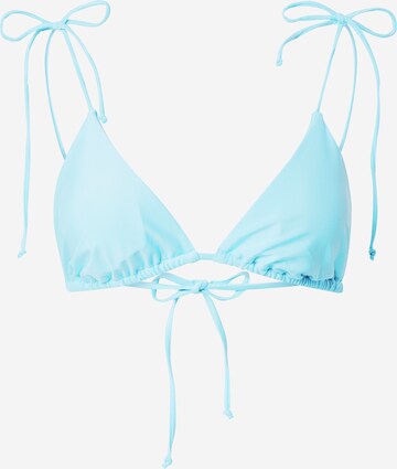 NLY by Nelly Triangle Bikini Top 'Harmony' in Blue: front
