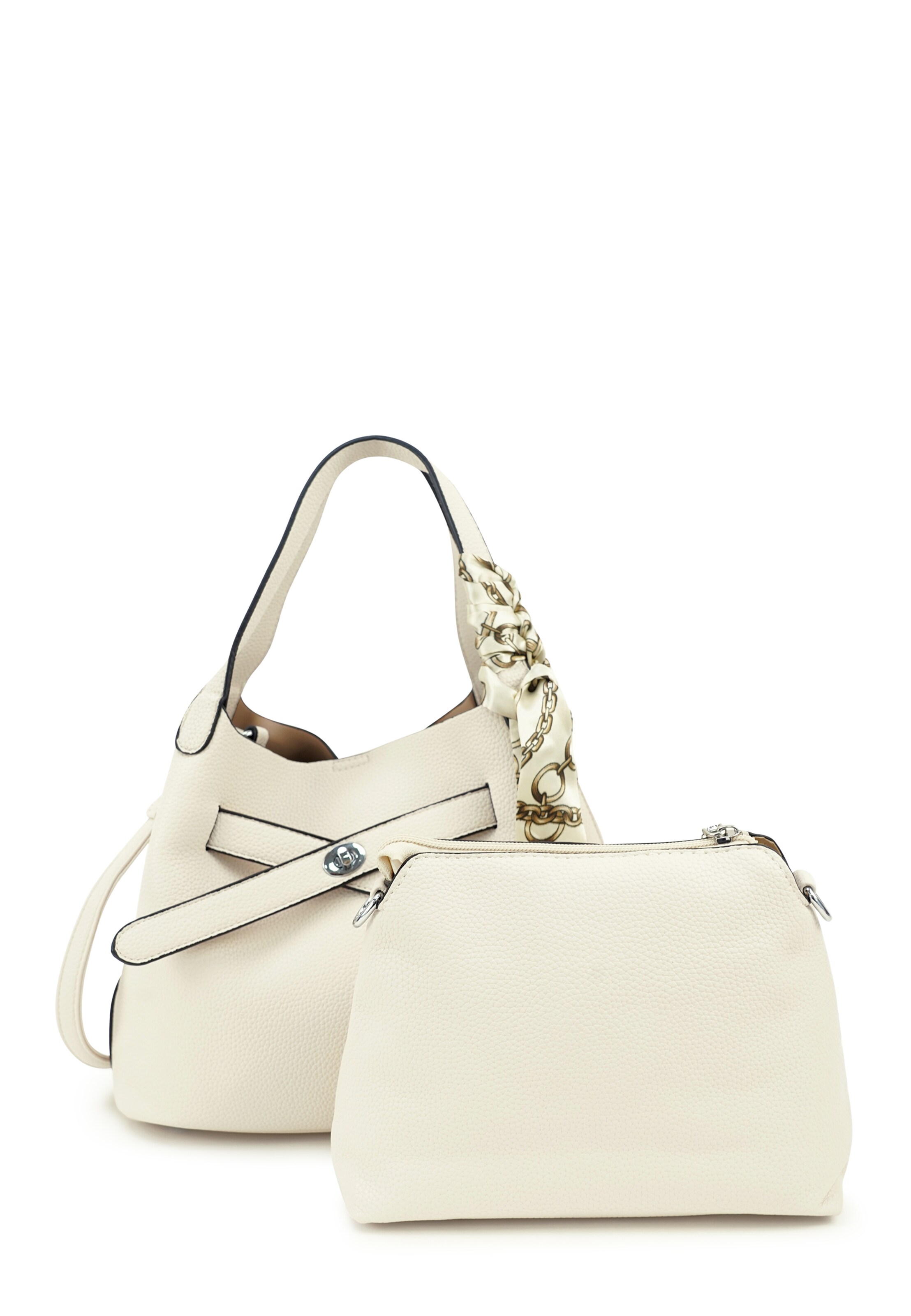 HARPA Handtasche 'MALU' in Weiß: Vorderseite