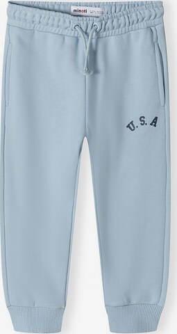 MINOTI Tapered Broek in Blauw: voorkant