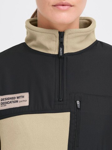 Pullover ' OXNETE HALFZIP ' di Oxmo in beige
