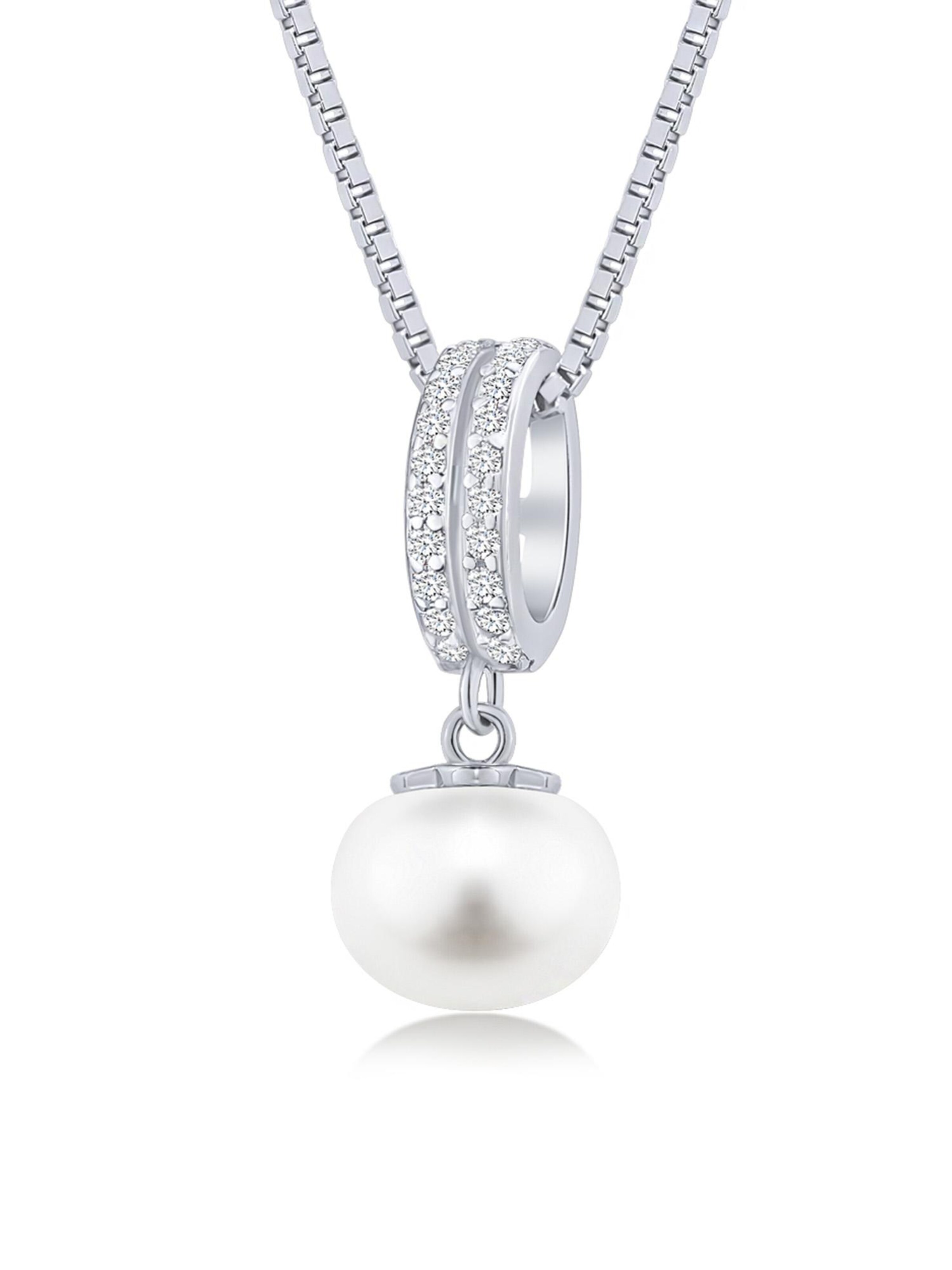 DANIEL CLIFFORD Kette 'Ria'‌‌‌‌‌‌‌‌ in Silber: Vorderseite