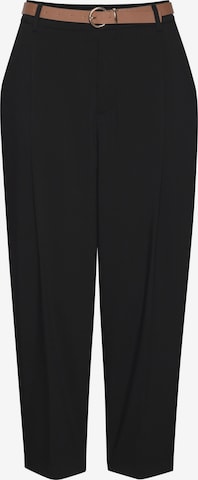 Slimfit Pantaloni cutați de la LASCANA pe negru: față