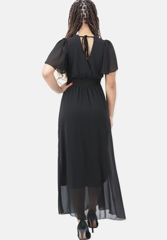 Robe de soirée Elara en noir