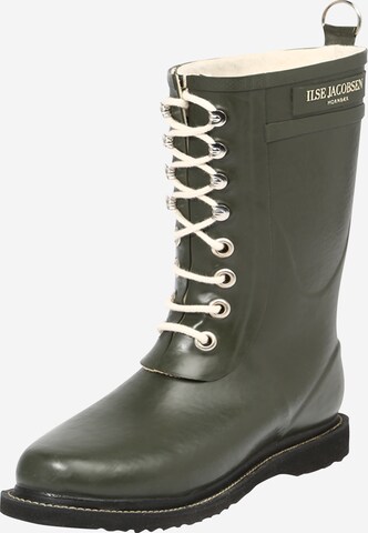 ILSE JACOBSEN Rubber Boots in Green: front