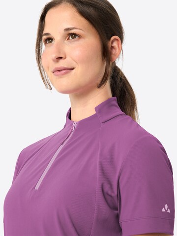 VAUDE Performance Shirt 'W Adlux HZ' in Purple