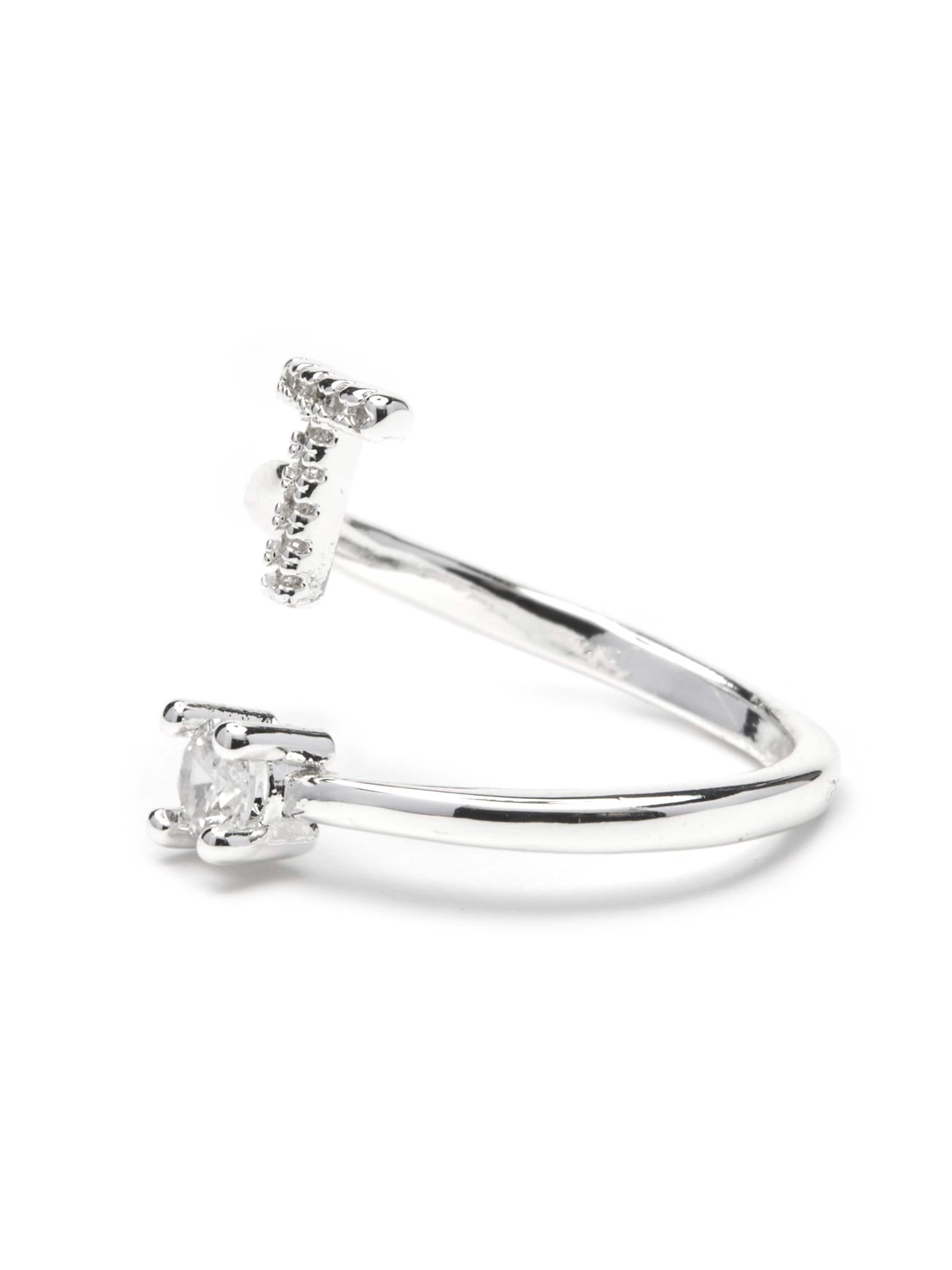 Bague 'Alphabet T' Luxenter en argent