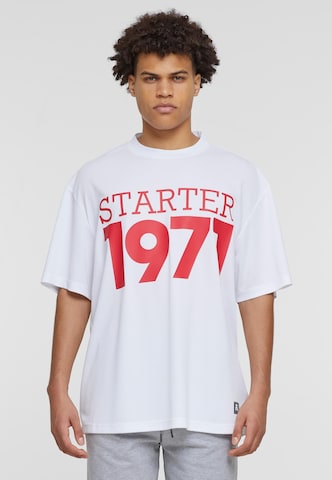 Starter Shirt 'Train Day' in White: front