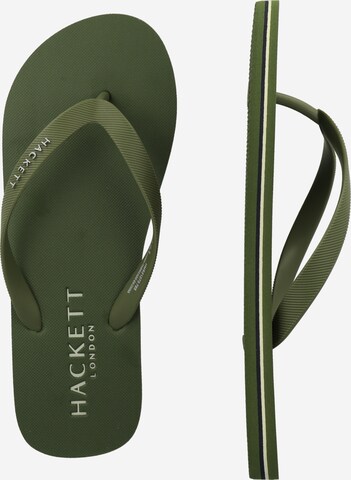 Hackett London - Sandalias de dedo 'CAPRI' en verde