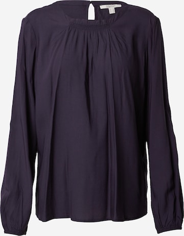 ESPRIT Blouse in Blauw: voorkant