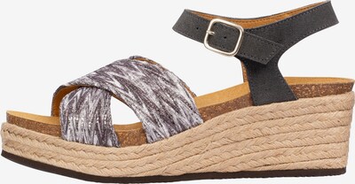 Scholl shoes Sandalen Mit Keilabsatz 'SEVILLA' in grau, Produktansicht