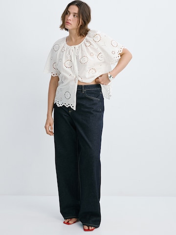 MANGO Blouse in White