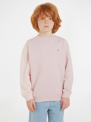 TOMMY HILFIGER Sweatshirt 'Essential' in Roze