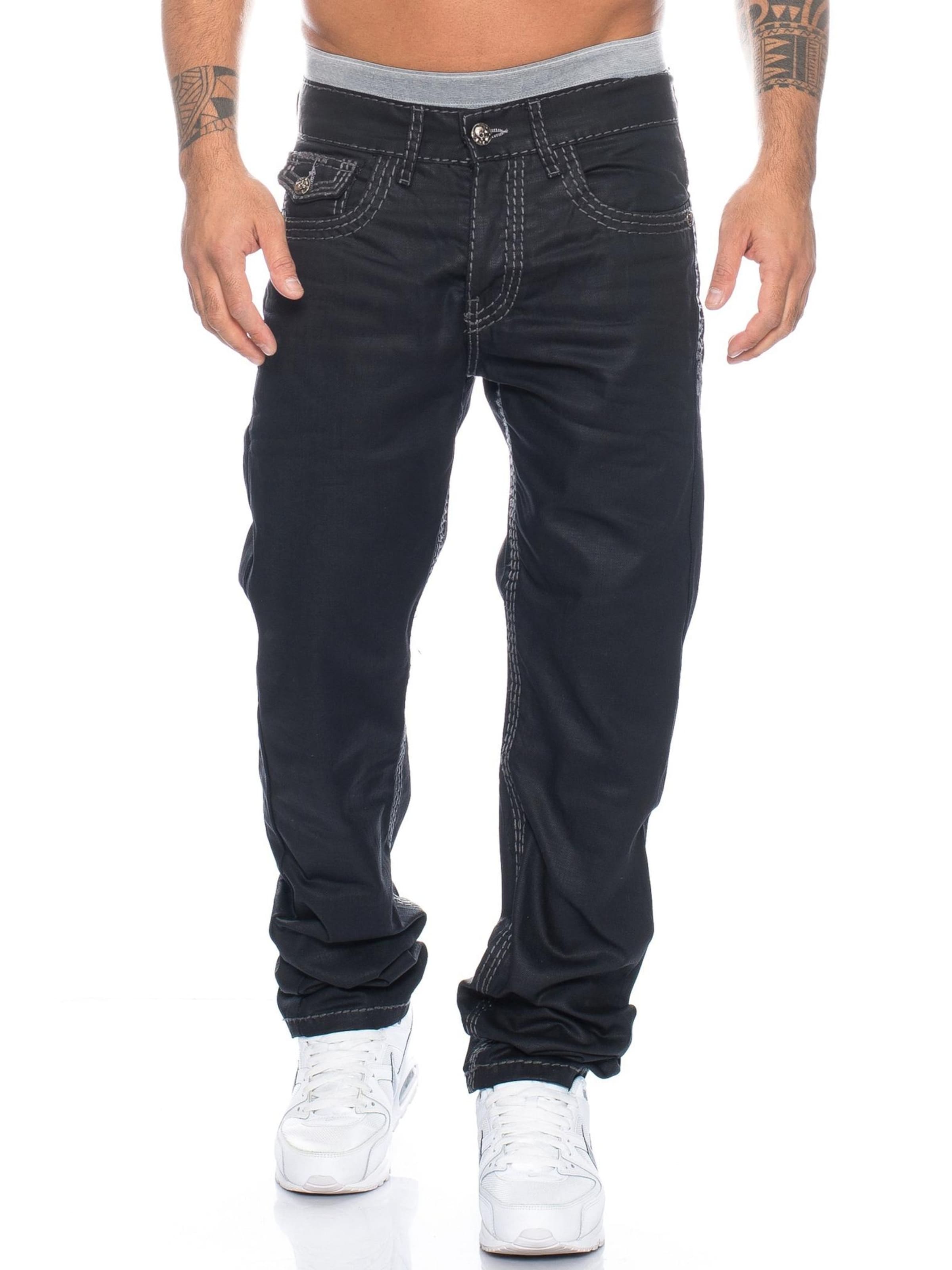 CIPO & BAXX Regular Jeans 'BJ295' in Black: front