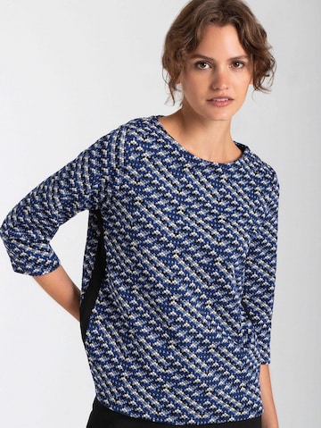 MORE & MORE Sweatshirt in Blauw: voorkant