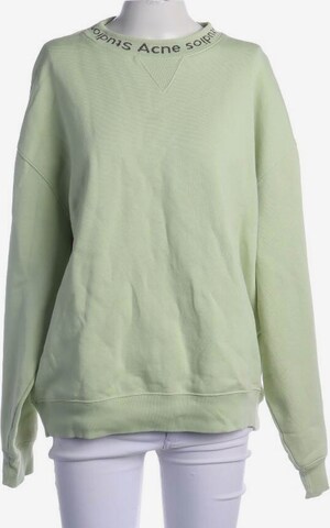 Acne Sweatshirt & Zip-Up Hoodie in M in Green: front