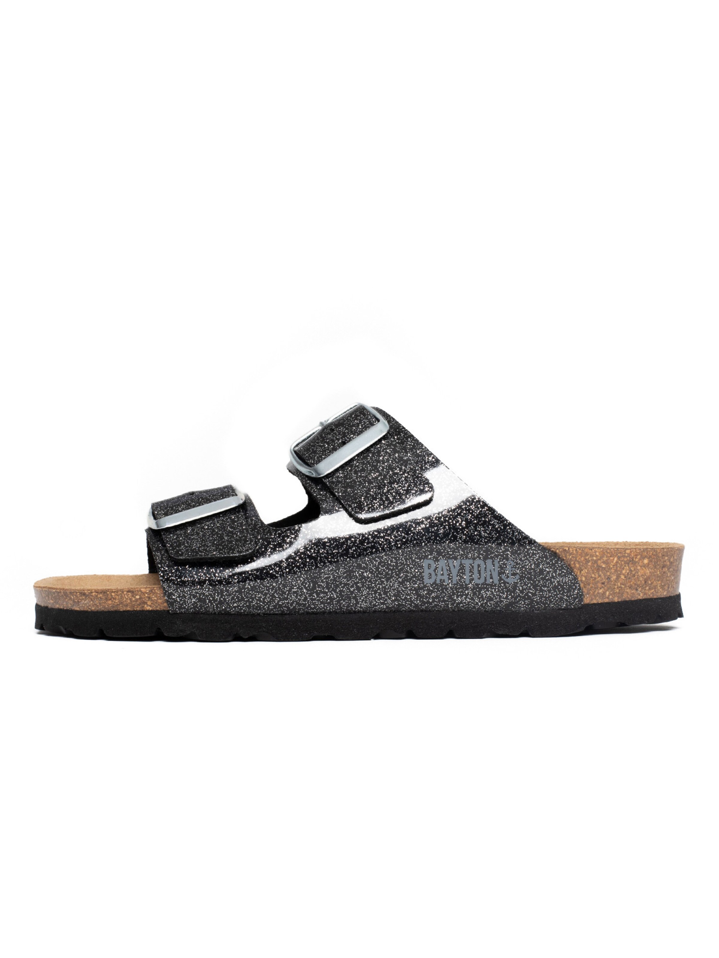 Bayton Mule 'Atlas' in Black: front