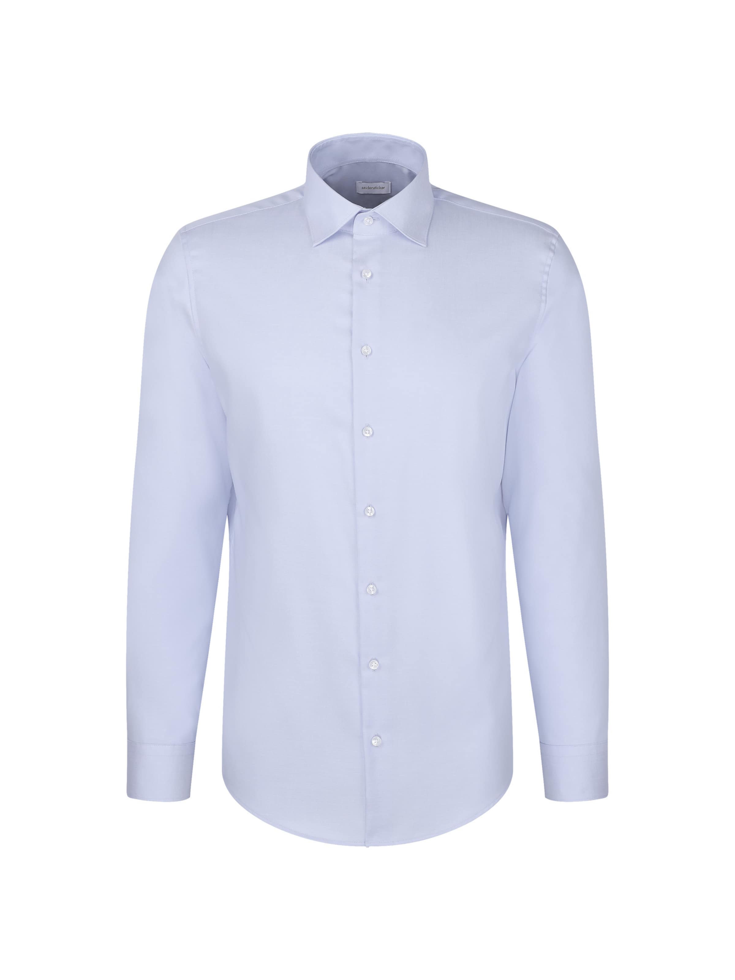 Chemise business 'Schwarze Rose' SEIDENSTICKER en bleu : devant