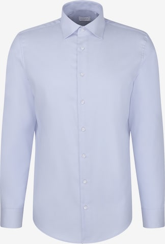 Chemise business 'Schwarze Rose' SEIDENSTICKER en bleu : devant