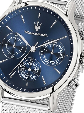 Maserati Analoguhr‌‌ in Silber