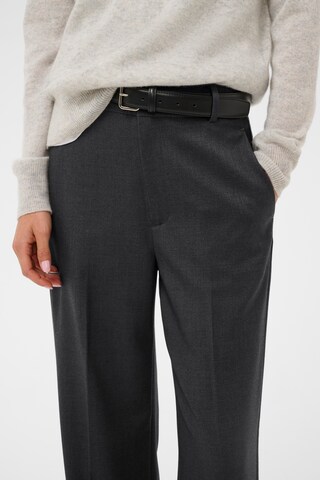 InWear Wide leg Pantalon 'Yukta' in Grijs