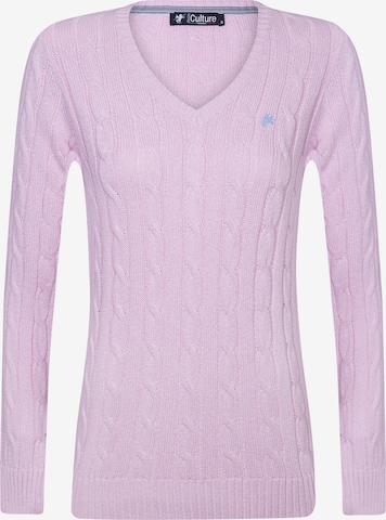 DENIM CULTURE Pullover 'Perla' in Pink: predná strana