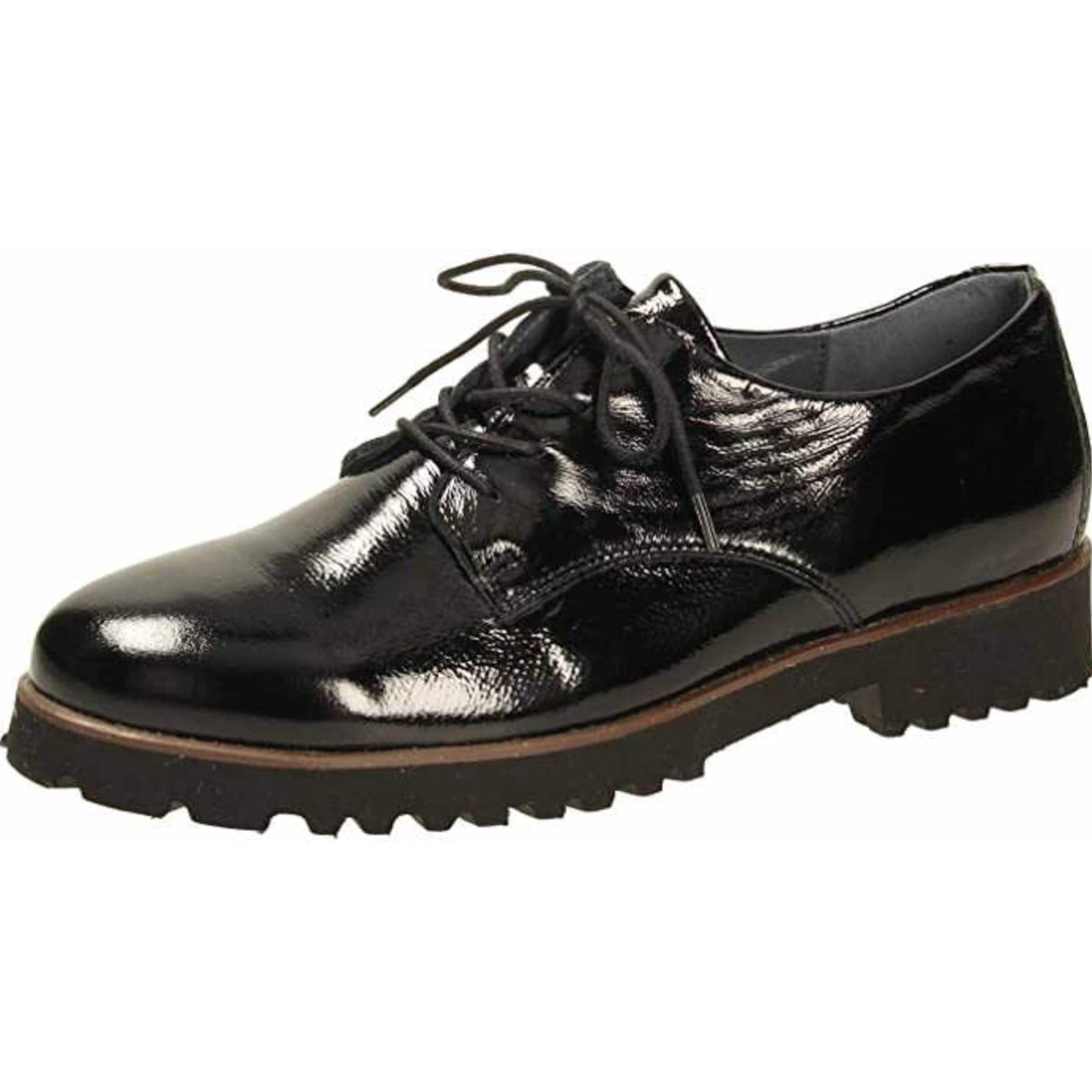 WALDLÄUFER Lace-Up Shoes in Black: front