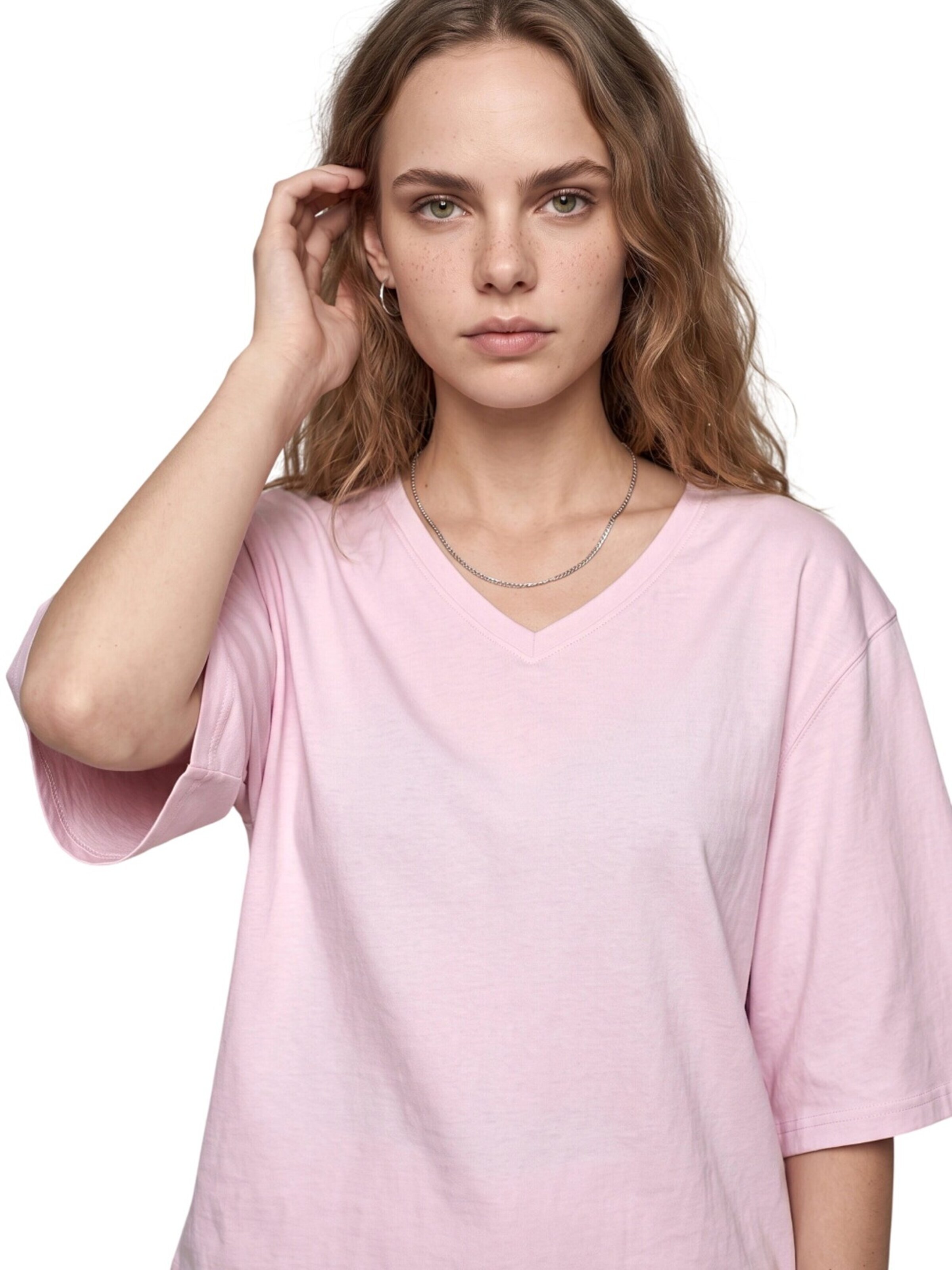 No Matter What Shirt in Roze